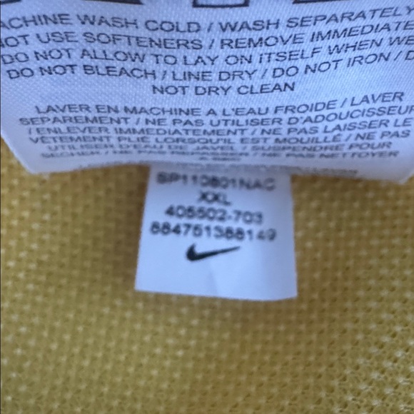 Nike Yellow Brazil Soccer Shirt - Picture 9 of 11